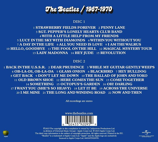 1967-1970 (Blue Album 2023 version)